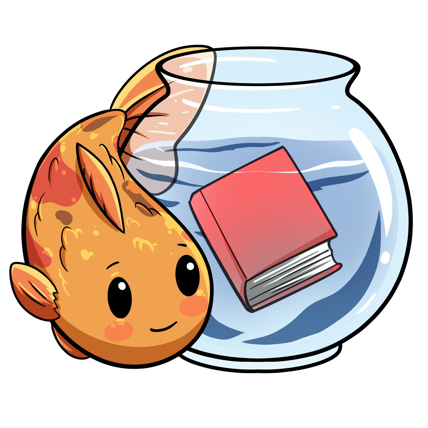 FSH the Bookish Fish Tee